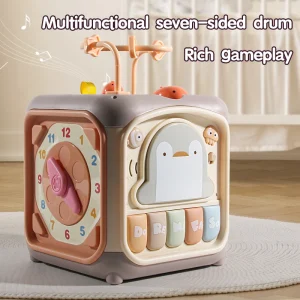 Busy Cube Travel Sensory Toys (Battery Not Included)