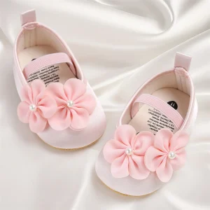 Cute Baby Girls Sparkly Bowknot Mary Jane Shoes