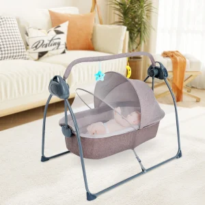 Electric Music Baby Cradle Swing Stand Crib Auto Rocking Chair