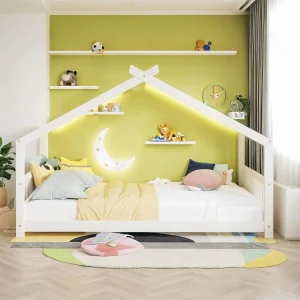 White Montessori Bed
