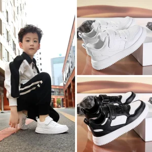 Boys Leather or Mesh Sneakers