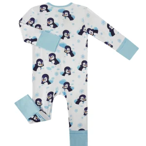 POSHTOT Penguin Baby Pajamas Two-way Zipper