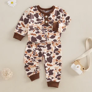 Infant Boys Fall Outfits Camouflage