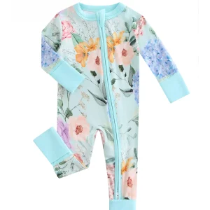 POSHTOT Baby pajamas two-way zipper