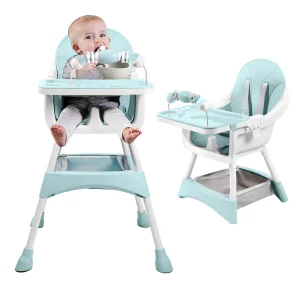 Baby High Chair, Portable Baby Dining Chairs Eat & Play