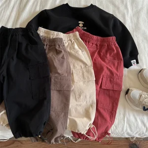 Kids Pants Girdle Overalls