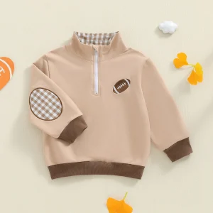 Little Boy Football Sweatshirt